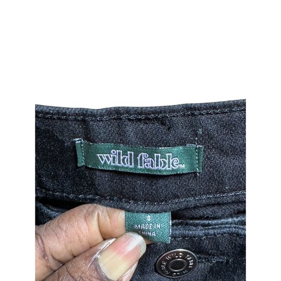 Wild Fable Womens High-Rise Straight Jeans Floral Print Size 8 / 32" Inseam - Picture 9 of 11